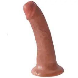 Фалоімітатор King Cock 6", 17 см (коричневий)