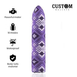 Потужна віброкуля Snake PurpleCustom Bullets (Іспанія) Custom Bullets CB912314 102919 - мініатюра 2