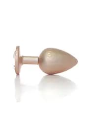 Анальна пробка - Jewellery Pearl Gold Plug Clear L - мініатюра 2