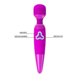Вібромасажер Pretty Love Flirtacious Wand Purple - мініатюра 3
