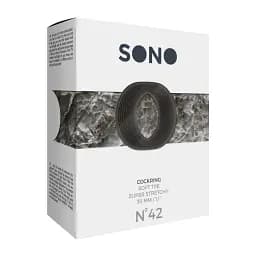 Ерекційне кільце Sono Sinner Gear №42 4.5 см чорний - мініатюра 3