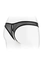 Трусики з перлами та доступом Fashion Secret Sophie Black One size - мініатюра 2