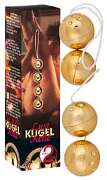 Вагінальні кульки - Orgasmuskugeln Gold 4er-Set Orion 61325121500000 97098 - мініатюра 2