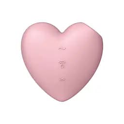 Вакуумний стимулятор Satisfyer Cutie Heart Light Red - мініатюра 5