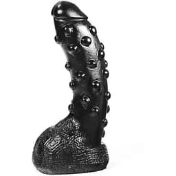 Фалоімітатор Mister B Dark Crystal Tonguebiter 22.5 см чорний