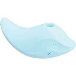 Вібратор та вакуумний стимулятор CuteVibe Heidi Blue