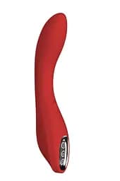 Вібратор силіконовий Dream Toys Red Revolution Eva з рухомою кулькою 2 мотори 7 режимів IPX7 водонепроникний