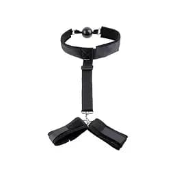 BDSM бондаж для рук та ніг від Scappa для інтимної гри Чорний K000218