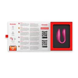 Смарт-вібратор для пар DOUBLE PLEASURE, колір: рожевий Oninder (Іспанія) Oninder O937690 103162 - мініатюра 3