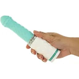 Вібратор Pillow Talk Feisty Thrusting 21 см бірюзовий - мініатюра 5