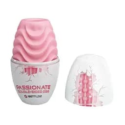 Мастурбатор PRETTY LOVE - Passionate Double-Sided Egg pink Baile BI-014832-1 98371 - мініатюра 3