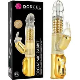Вибратор кролик Dorcel Orgasmic Rabbit 25 см золотой