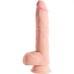 Фаллоимитатор King Cock With Balls 10 Inch 25.4 см телесный