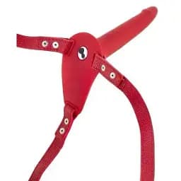 Страпон із вібрацією Fetish Tentation Vibrating Strap-On with Dildo Red