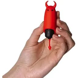 Віброкуль Adrien Lastic Pocket Vibe Devol з хвостиком і ріжками - мініатюра 4