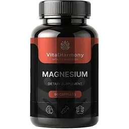 Цитрат магния VitalHarmony Magnesium Citrate, 90 капсул для укрепления костной ткани