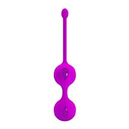 Вагінальні кульки Pretty Love Kegel Tighten Up II, 16.3 см, фіолетовий - мініатюра 4