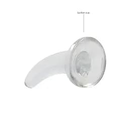 Фалоімітатор Realrock Crystal Clear Dildo 5" 11.5 см прозорий - мініатюра 3