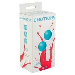 Вагінальні кульки Lola Toys Emotions Lexy Large 2 шт (бірюзовий) - мініатюра 3