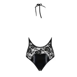 Боді з дуже глибоким декольте Passion DARYL Body black L/XL - мініатюра 6