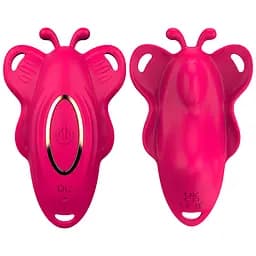 Силіконовий смарт-вібратор-трусики LoveSpouse Panties безшумний з ремінцями 9 режимів рожевий