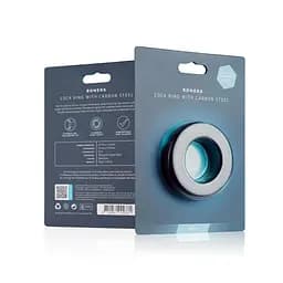 Ерекційне кільце Boners Cock Ring With Carbon Steel - мініатюра 5