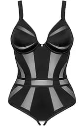 Боді Obsessive Chic Amoria otwarte (Чорний, XS/S) Obsessive 100356 96905 - мініатюра 3
