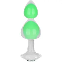 Анальная пробка Lovetoy Gemoria 15 см (зеленый)