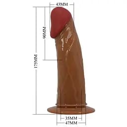 Страпон з вібро HARNESS BRIEFS Stark Universal Strap-On Harness 6,9 Dildo Flesh PRETTY LOVE BW-022096Z 100483 - мініатюра 2