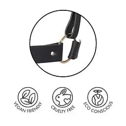 Наручники Bijoux Indiscrets Maze Wide Cuffs Black - мініатюра 3
