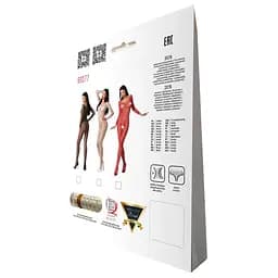 Бодістокінг з великою сіткою Passion BS077 red One size - мініатюра 6