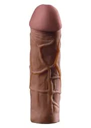Насадка на пеніс Pipedream FX Mega 2 Inch Extension 20 см коричневий - мініатюра 3
