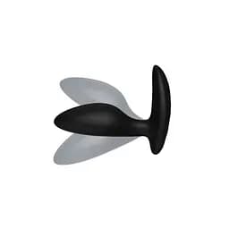 Анальна пробка з вібрацією We-Vibe Ditto+ Satin Black з пультом та керуванням з телефону - мініатюра 6