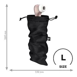Мішечок для зберігання іграшок Satisfyer Treasure Bag L Black Satisfyer IG059501; SX0549 98420