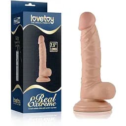 Фаллоимитатор LoveToy Real Extreme 19 см телесный