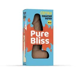 Свічка у вигляді члена Pure Bliss Mini Brown 15 см - мініатюра 6