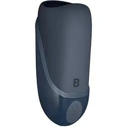 Мастурбатор Boners Vibrating Blow Job Simulator с вибрацией серый