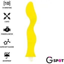 Вібратор для зони Cyber ​​Silicock G GAVYN жовтий G-Spot - мініатюра 2