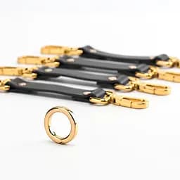Хрестовина італійська шкіра Bondage Boutique leather Hogtie Upko - мініатюра 4