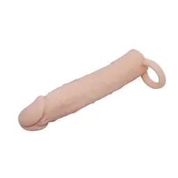 Насадка на пеніс Pretty Love Penis Sleeve Flesh 7" 18 см тілесний - мініатюра 4