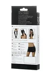 Міні-спідниця Glossy Fetish Lingerie S чорний - мініатюра 5