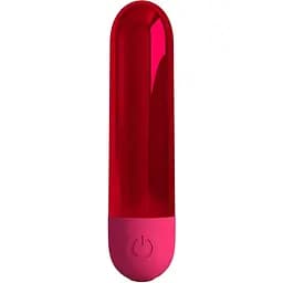 Вибратор для клитора Pretty Love Kiwi 8 см красный