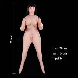 Надувна секс лялька Silicone Boobie Super Love Doll - мініатюра 6