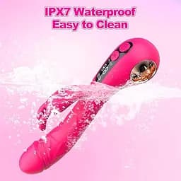 Вібратор Кролик вагінальний силіконовий Satisfyer 22.3 см з 9 режимами Рожевий - мініатюра 6