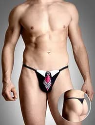 Чоловічі стрінги з краваткою Mens thongs 4491 Soft Line аксесуар для палких і незабутніх SoftLine 5591449110; 89-5591449110 24267 - мініатюра 4