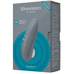Вакуумний кліторальний стимулятор Womanizer Starlet 3 Grey - мініатюра 6