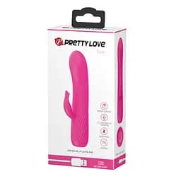 Вібратор Pretty Love Tim Vibrator Pink - мініатюра 6