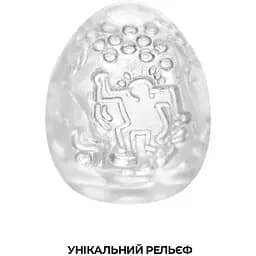 Мастурбатор-яйце Tenga Keith HaRing Egg Dance - мініатюра 3