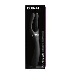Гнучкий універсальний вібратор Dorcel Infinite Joy 28.2 см чорний - мініатюра 11