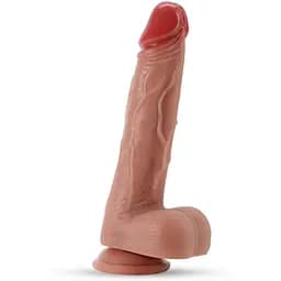 Фалоімітатор Crushious Inviktus 9" 23 см (тілесний)